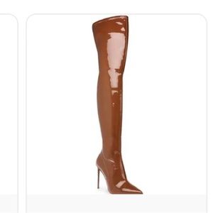 STEVE MADDEN Vava Cognac high boots 10